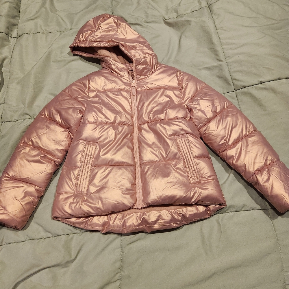 Swisstech Girls 6 6x Shiny Pink Lined Jacket